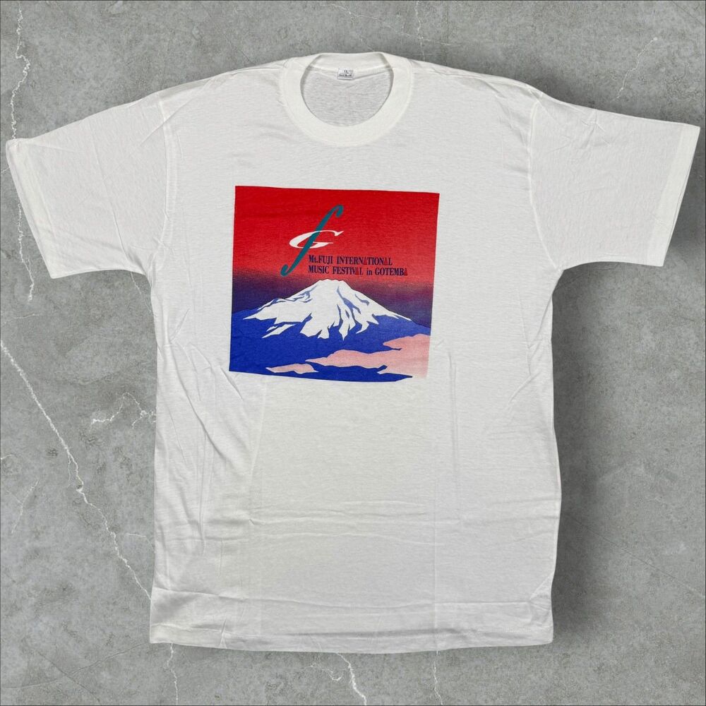 Vintage 80s Mt. Fuji International Music Festival in Gotemba Single Stitch - L